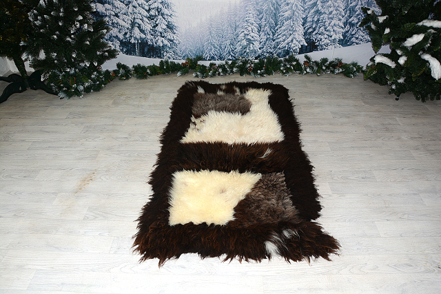 Öko Lammfell Yoga-Matte XXL (160x85cm) – Premium Schurwolle B-Ware